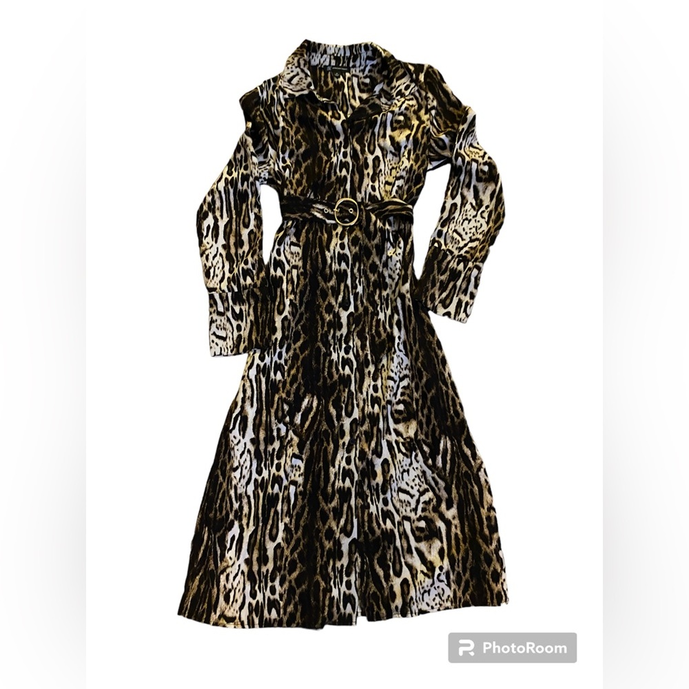 I.N.C Button Down/Belted Dress